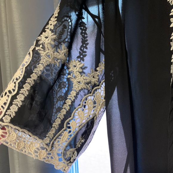 Boho cardigan with lace - Picture 4 of 6